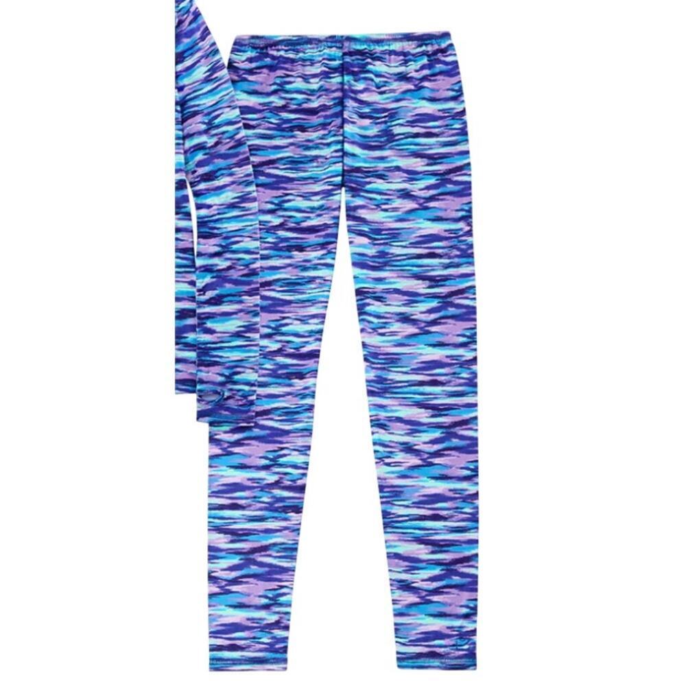 CuddlDuds Girls Comfortech Stretch Poly Pants in Blue, Size M​​